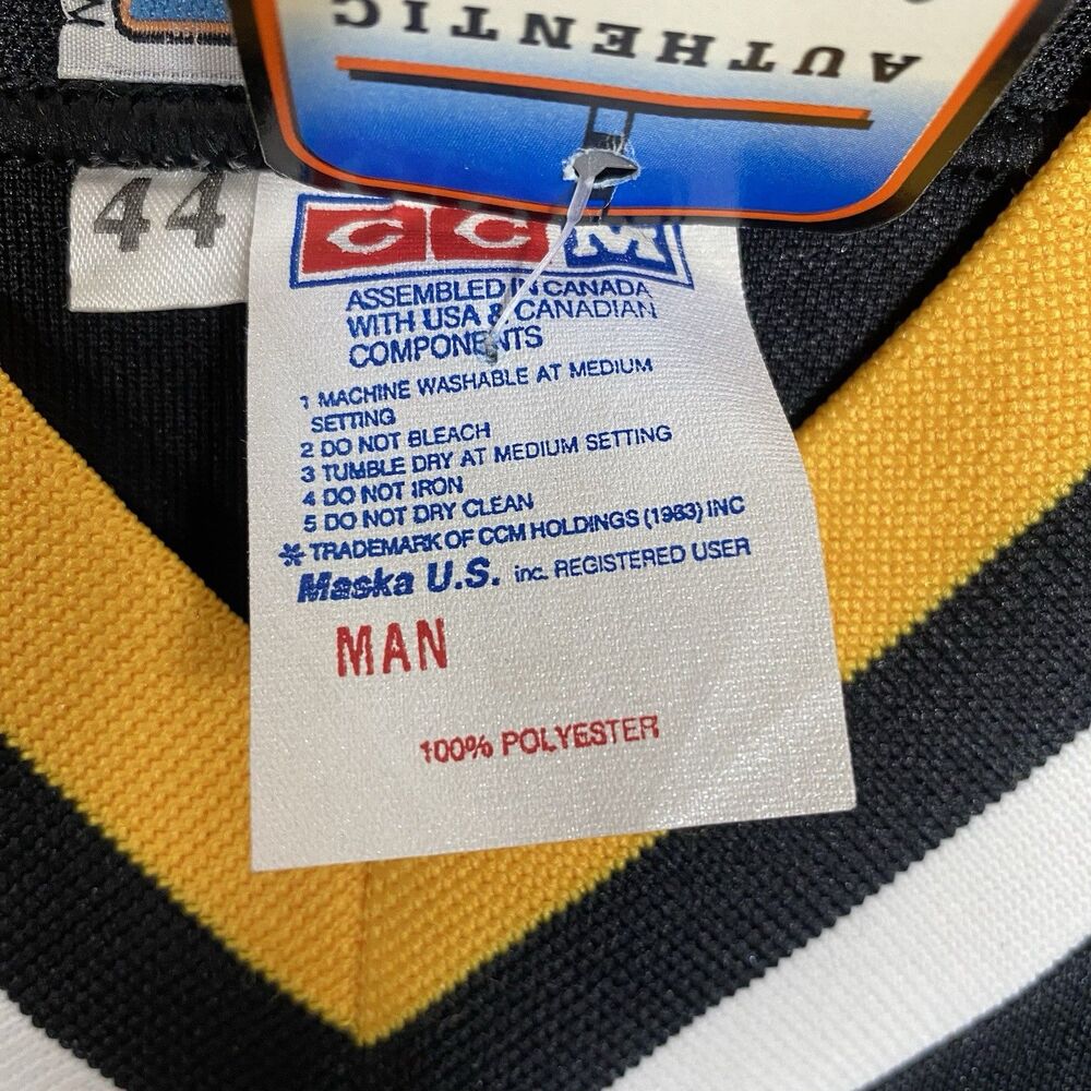 Pittsburgh Penguins‎ CCM Authentic Jersey 44 Ultrafil Center Ice Vintage 90s - Picture 11 of 11